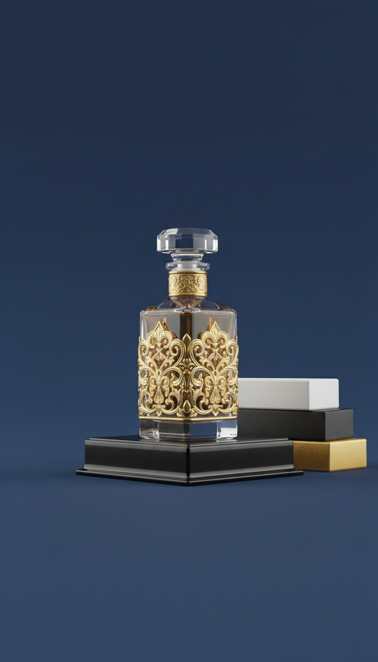 Royal Oud Attar Crystal Bottle